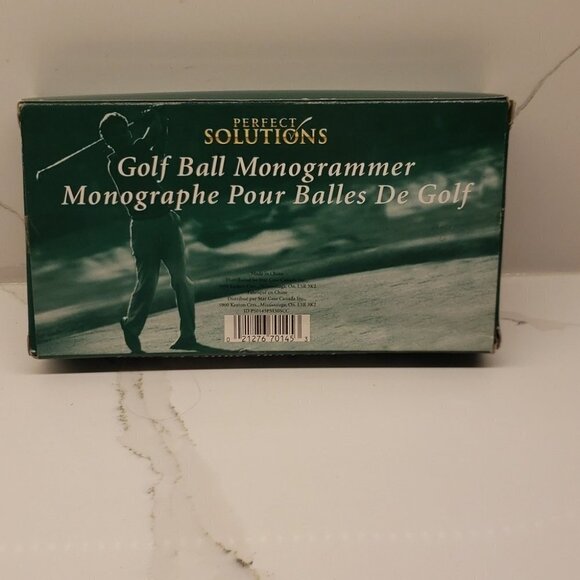 Perfect Solutions Golf Ball Monogrammer 8.5"x 4.5"x1.5" - Picture 3 of 9